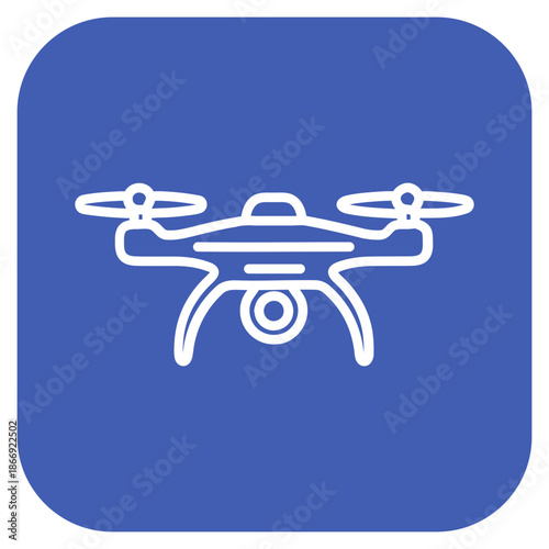 Surveillance Drone icon vector image. Can be used for Cyberpunk.