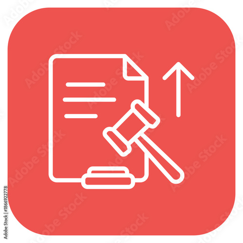 Appeals Process icon vector image. Can be used for Compliance And Regulation.