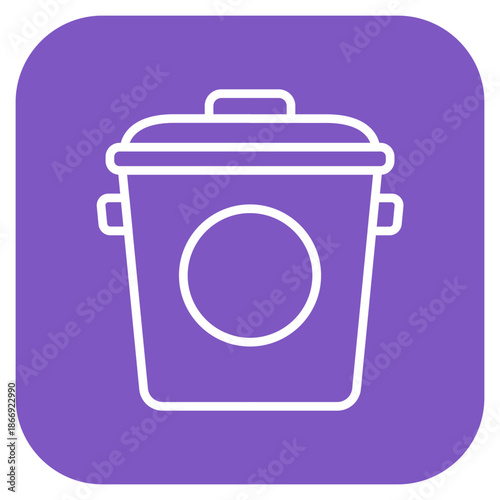 Compost Bin icon vector image. Can be used for Agriculture.