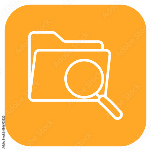 File Search icon vector image. Can be used for Documents And Files.