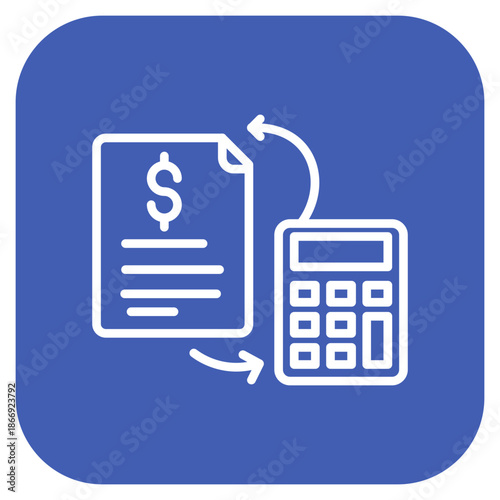 Debt Management Plan icon vector image. Can be used for Credit And Loan.
