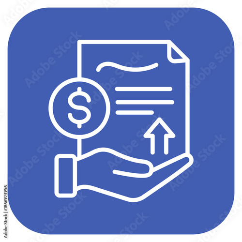 Loan Payment icon vector image. Can be used for Credit And Loan.