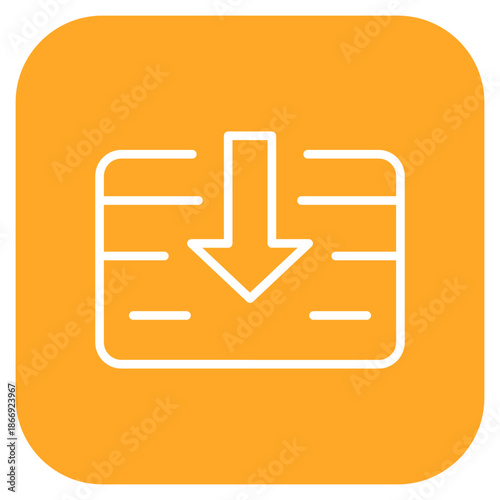 Overdraft icon vector image. Can be used for Credit And Loan.