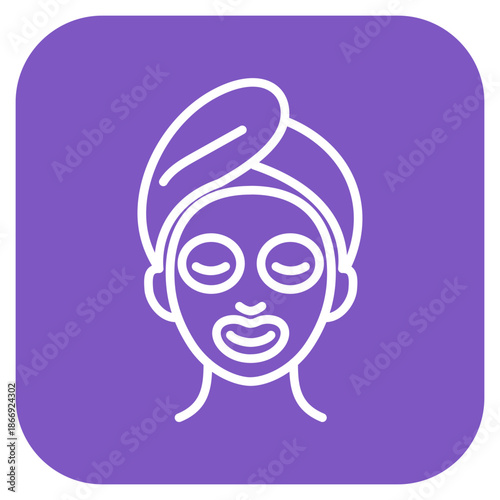 Clay Mask icon vector image. Can be used for Cosmetology.