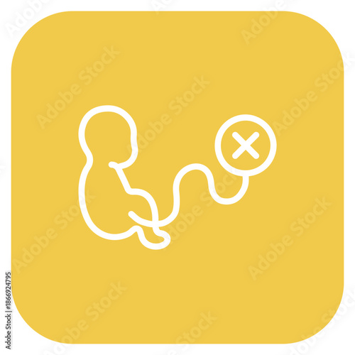 Umbilical Cord icon vector image. Can be used for Maternity.
