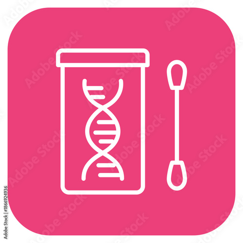 DNA Test Kit icon vector image. Can be used for Crime Investigation.