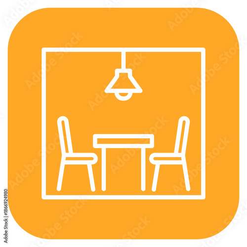 Interrogation Room icon vector image. Can be used for Crime Investigation.