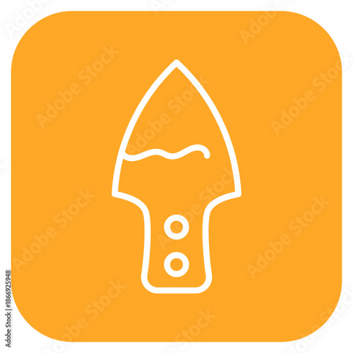 Iron Artifact icon vector image. Can be used for Archeology.