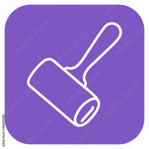 Lint Brush icon vector image. Can be used for Laundry.
