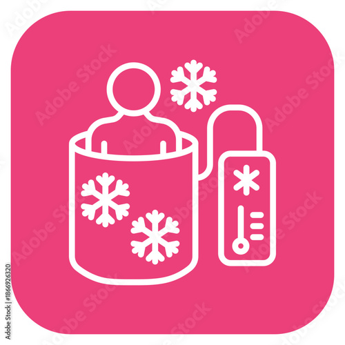 Cryotherapy icon vector image. Can be used for Dermatology.