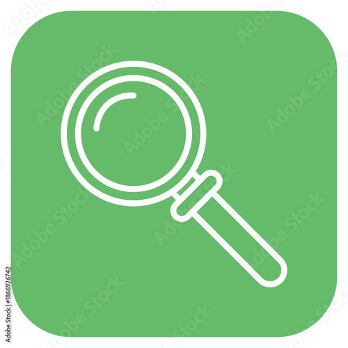 Magnifying Glass icon vector image. Can be used for Nursing Home.