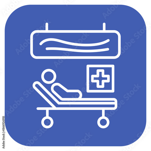 Emergency Ward icon vector image. Can be used for Tuberculosis.