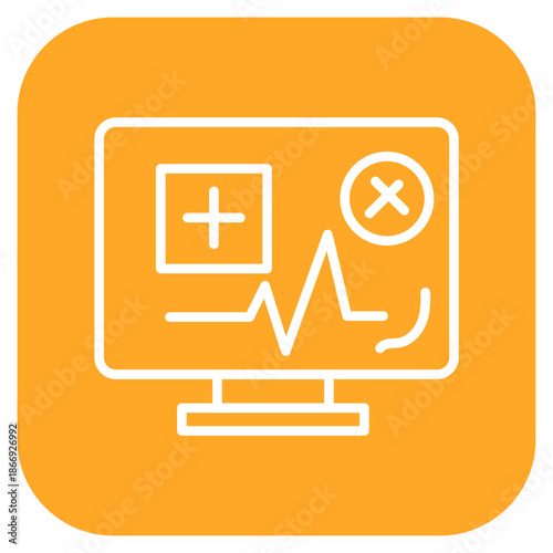 Medical Chart icon vector image. Can be used for Tuberculosis.