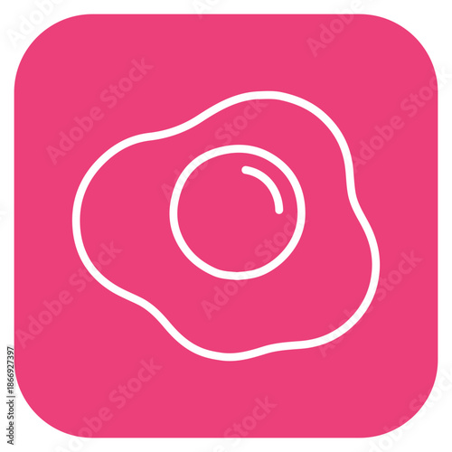 Poached Egg icon vector image. Can be used for Brunch.