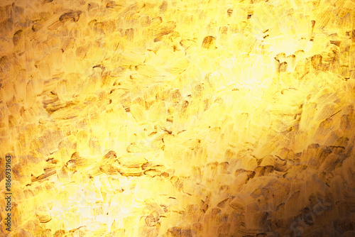 光り輝くペイントテクスチャ背景　金 