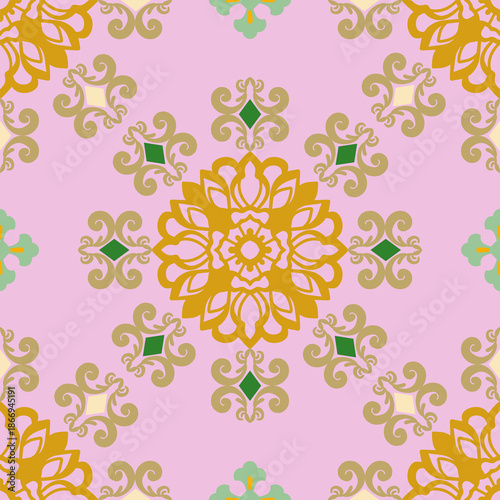 Geometric Ethnic traditional seamless , Aztec, Tribal, Hmong, Native American Indian, Pattern design for wrap, carpet, decorative illustraion
