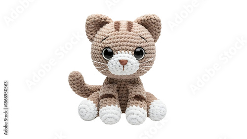 Cute Amigurumi Crochet Cat Plush Toy