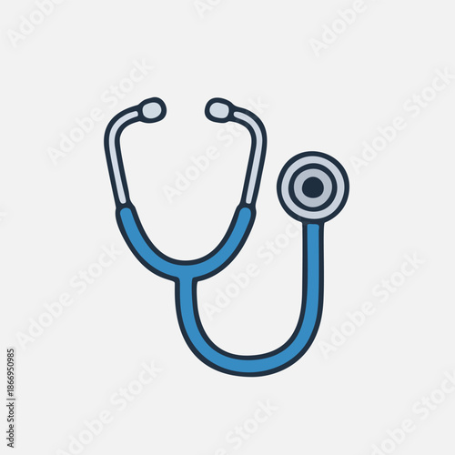 Medical Stethoscope Icon - A Symbol of Health and Care