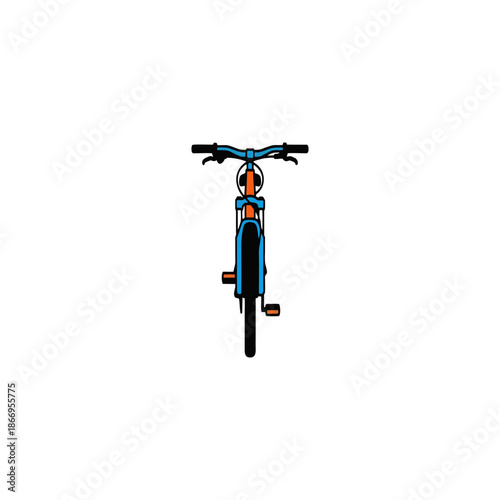 bicycle isolated on white