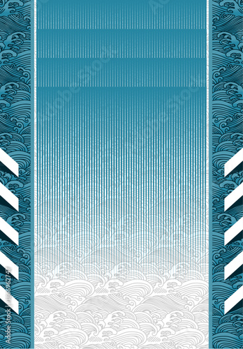 Canvastavla WAVING DESIGN BACKGROUND FOR SUBLIMATION JERSEY