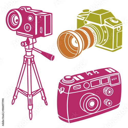 Vintage camera collection