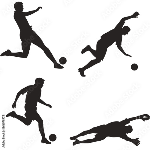Soccer players in action