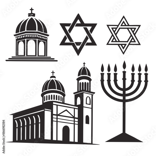 Religious symbols and architecture