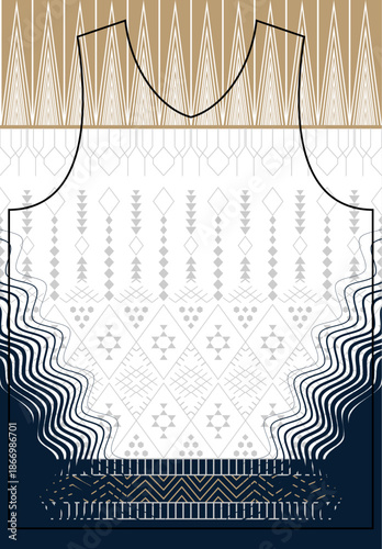 ETHNIC TRIBAL TEMPLATE FULL SUBLIMATION JERSEY