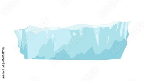 Abstract blue landscape