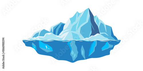 Iceberg in the ocean