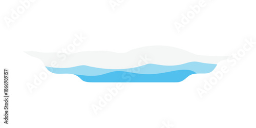Abstract water landscape