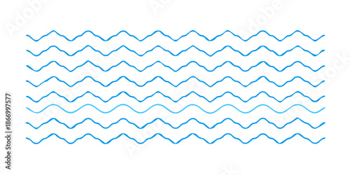 Blue zigzag pattern