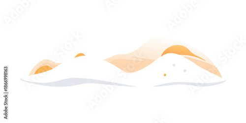 Abstract landscape illustration