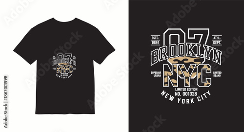 Varsity style vector t shirt design 