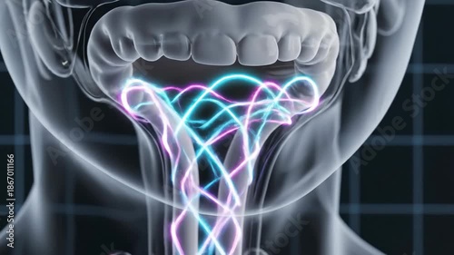 Neural Pathways of the Human Throat