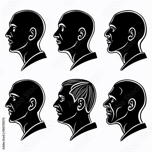Silhouette portraits collection