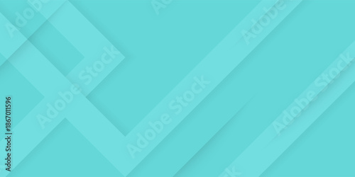 Bright colorful abstract geometric background with green turquoise gradient color combination