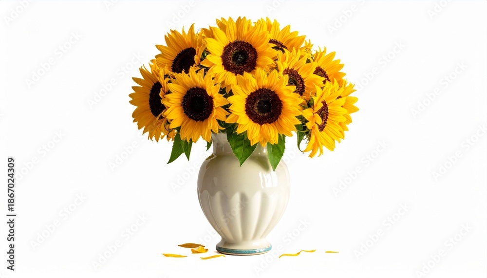 Obraz premium sunflower in vase