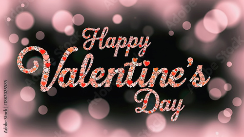 A festive background with the words 