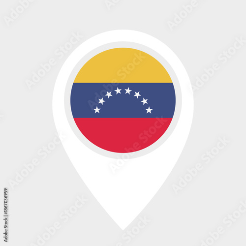 Venezuela Location Pin Icon with National Flag Free Download Venezuela Location Pin Icon with National Flag - GFXLoad