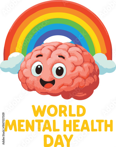 Cheerful Rainbow Brain