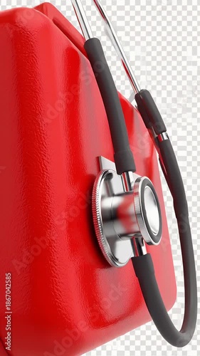 First Aid Kit and Stethoscope Essential Medical Tools for Emergency Preparedness and Healthcare.