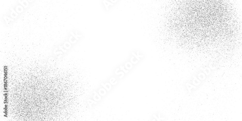 Dotwork 3D Spheres vector background. Sand grain effect. Black noise stipple dots. Abstract noise dotwork balls. Black dots grunge round elements. Stipple circles