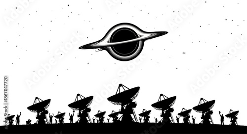 Satellite Dishes and Planetary Symbol Alignment.