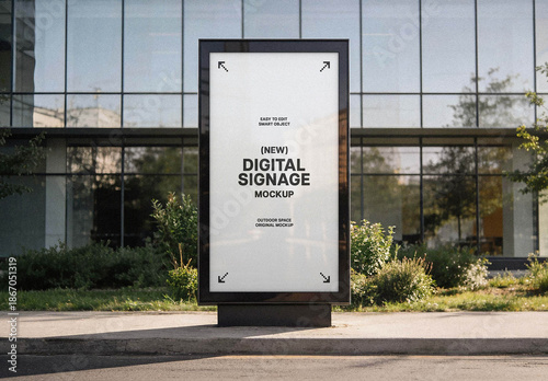 Outdoor Digital Signage Mockup