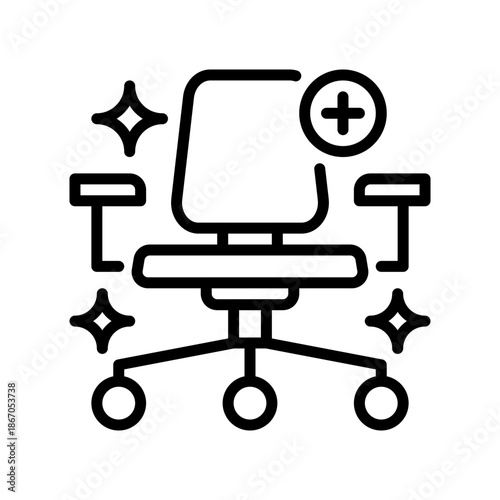 Job Vacancy Line Icon, Outline Symbol for Position Opening, Hiring Announcement, Recruitment Post, Career Opportunity, and Staffing Need. Vector Sign Icon.