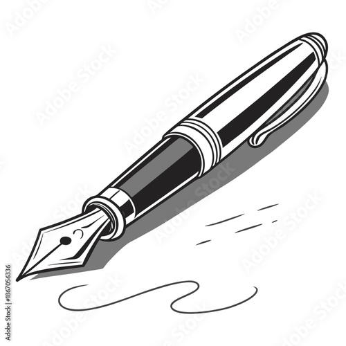 Fountain pen writing