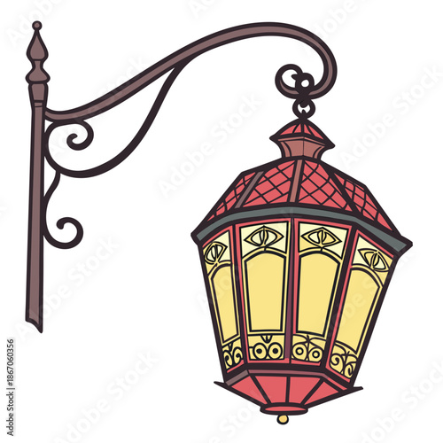 Vintage street lamp