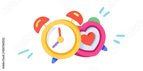 Time and love concept