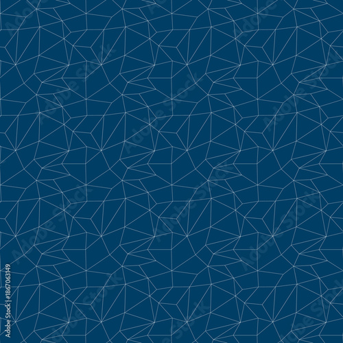 Art Deco Line Drawing Seamless Pattern for Print